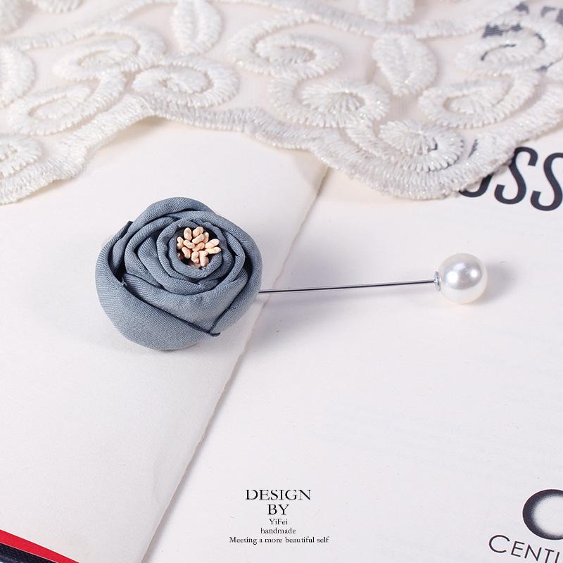 Brooch Female Japanese Flower Anti-Light Pin Temperament Versatile Corsage Hipster Suit Collar Accessories New