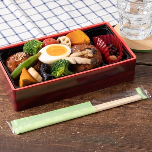 Strix Design Disposable Bamboo Chopsticks, 60 Pairs (20 Pairs X 3 Packs), 20.5cm, Individually Wrapped, Damask Pattern, Perfect for Entertaining, Part
