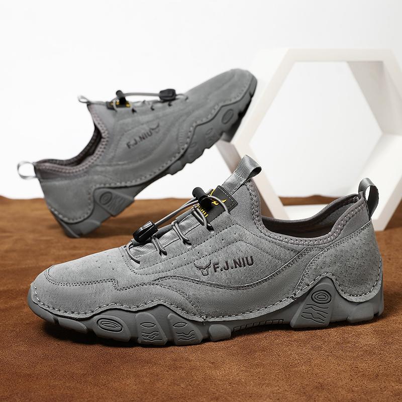 Мужские повседневные замшевые туфли ручной работы из кожи Tenis Masculino — фото 4