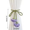 1Pc New Creative Flower Shape Curtain Tieback No Punching No Punching Window Curtain Buckles Elastic Band Curtain Rope Holders