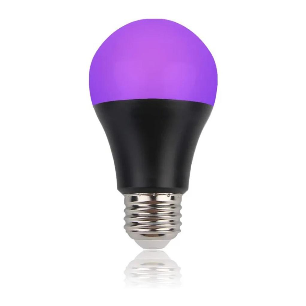 A19 Black Light Led Bulb 9W Globe Lamp Atmosphere 395NM Home Lampe Decorative White/Black Shell Glow 110v/220v 400NM 360 Club Uv
