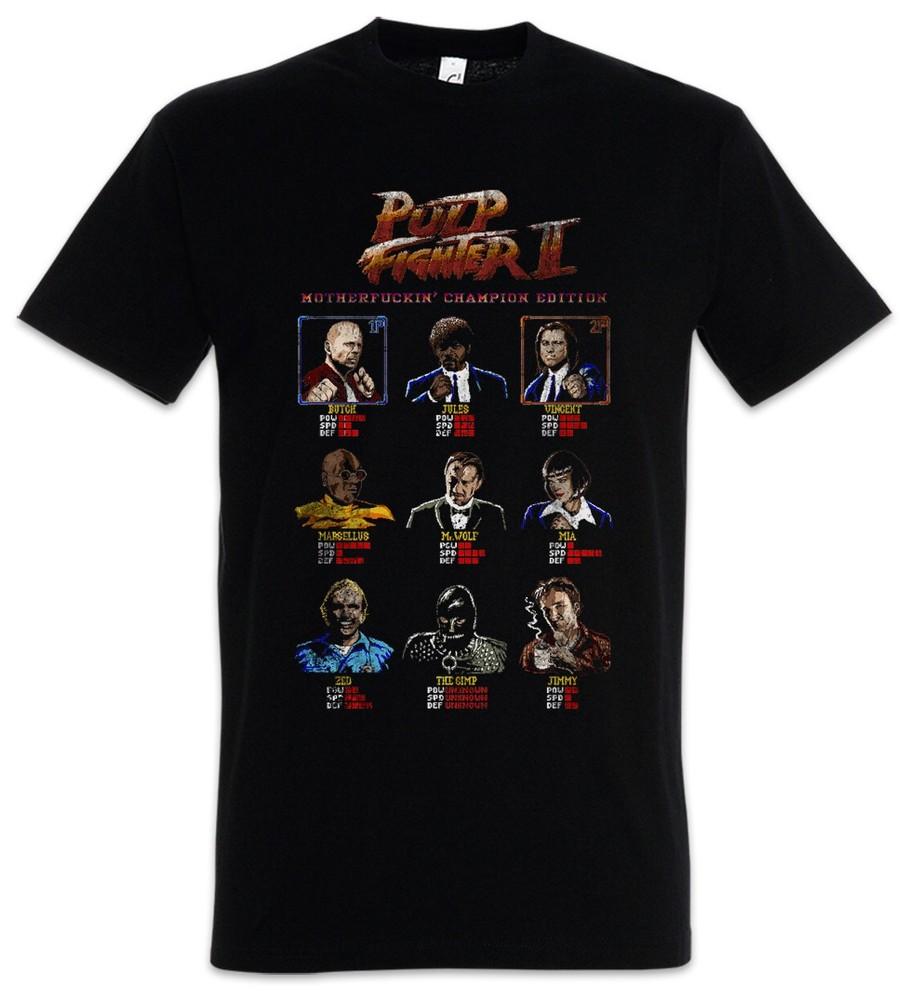 

Pulp Fighter II Men s T-Shirt Tee Vincent Quentin Fiction Vega Jules Champion S
