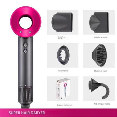 Fashion Professional Hair Dryer Salon Strong Powerful Hot &Cold Wind Negative Ionic Hammer Blower Diffuser Electric Hair Dryer