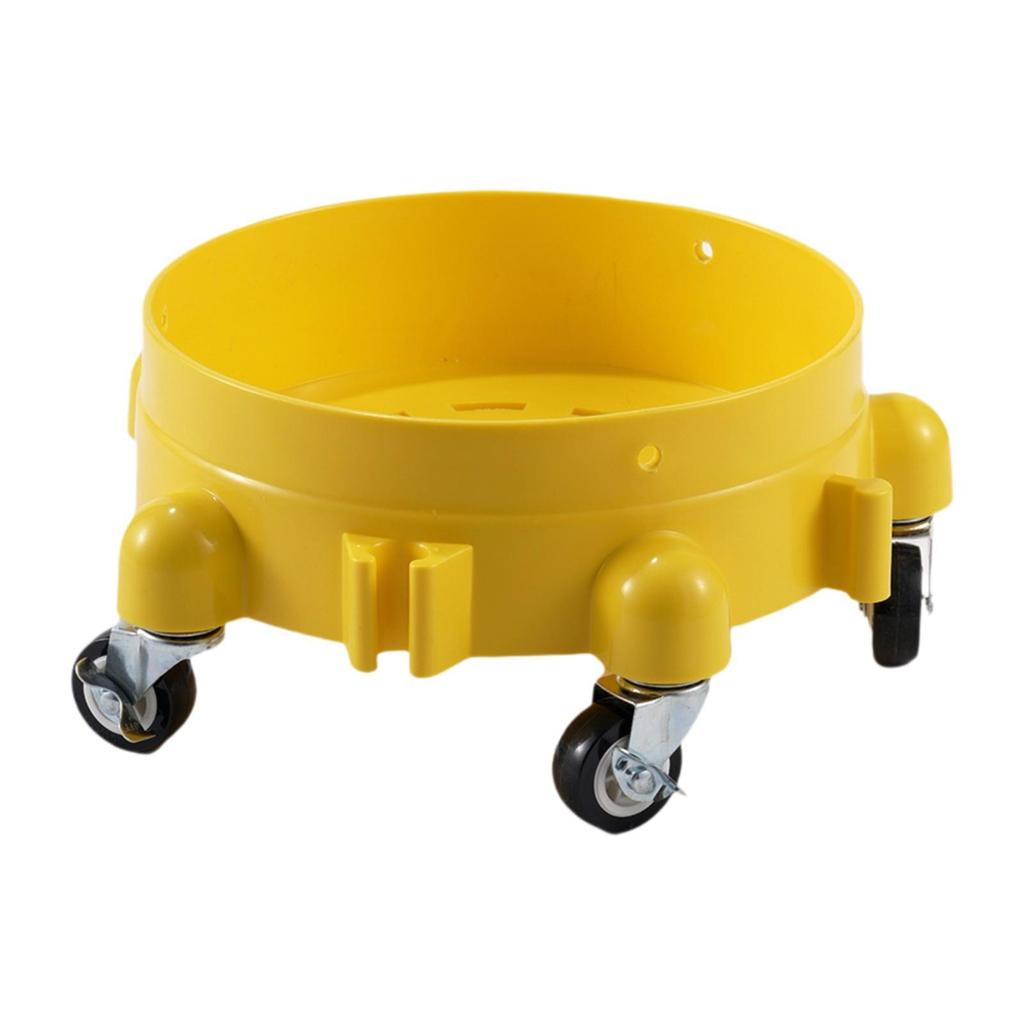 Heavy Duty Car Wash Bucket Dolly 5 Wheel Swivel Rolling Cleaning Stand for Garage Detailing