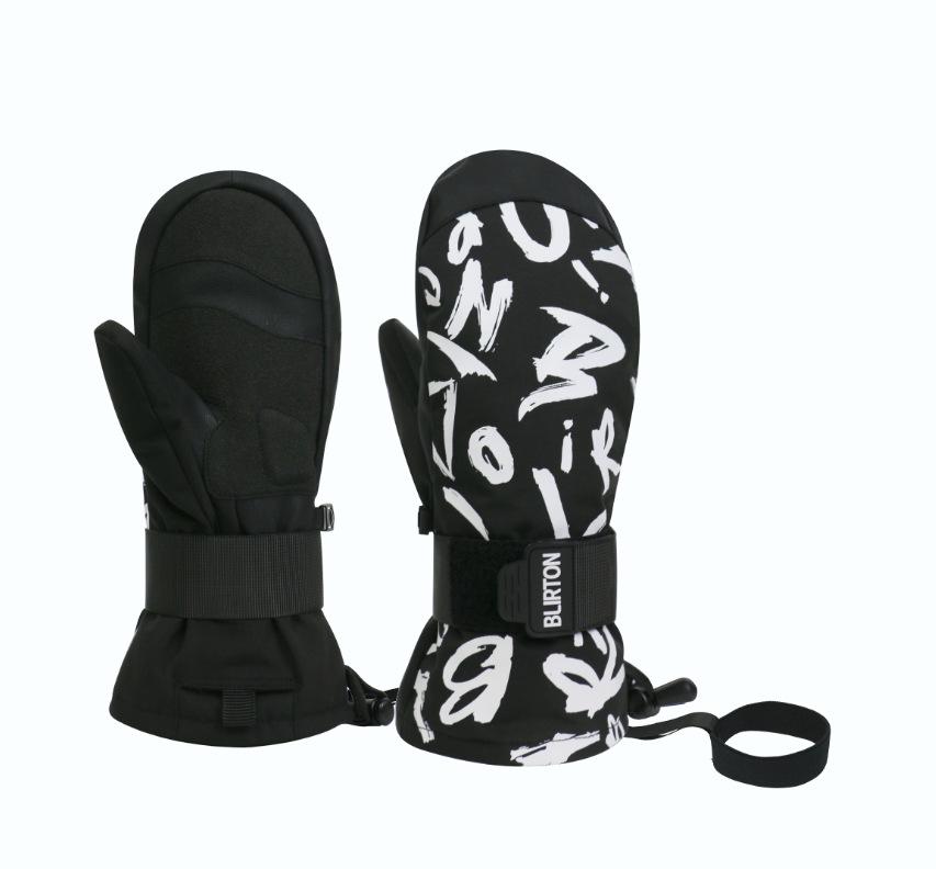 

Детские водонепроницаемые лыжные перчатки с вельветовой подкладкой – Теплые, износостойкие для игр в снегу L