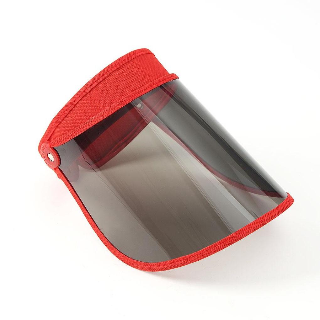 UV Protection Sun Cap 2-piece Set (red) Sun Protection Hat