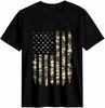 Camouflage American Flag Grunge USA T-shirt
