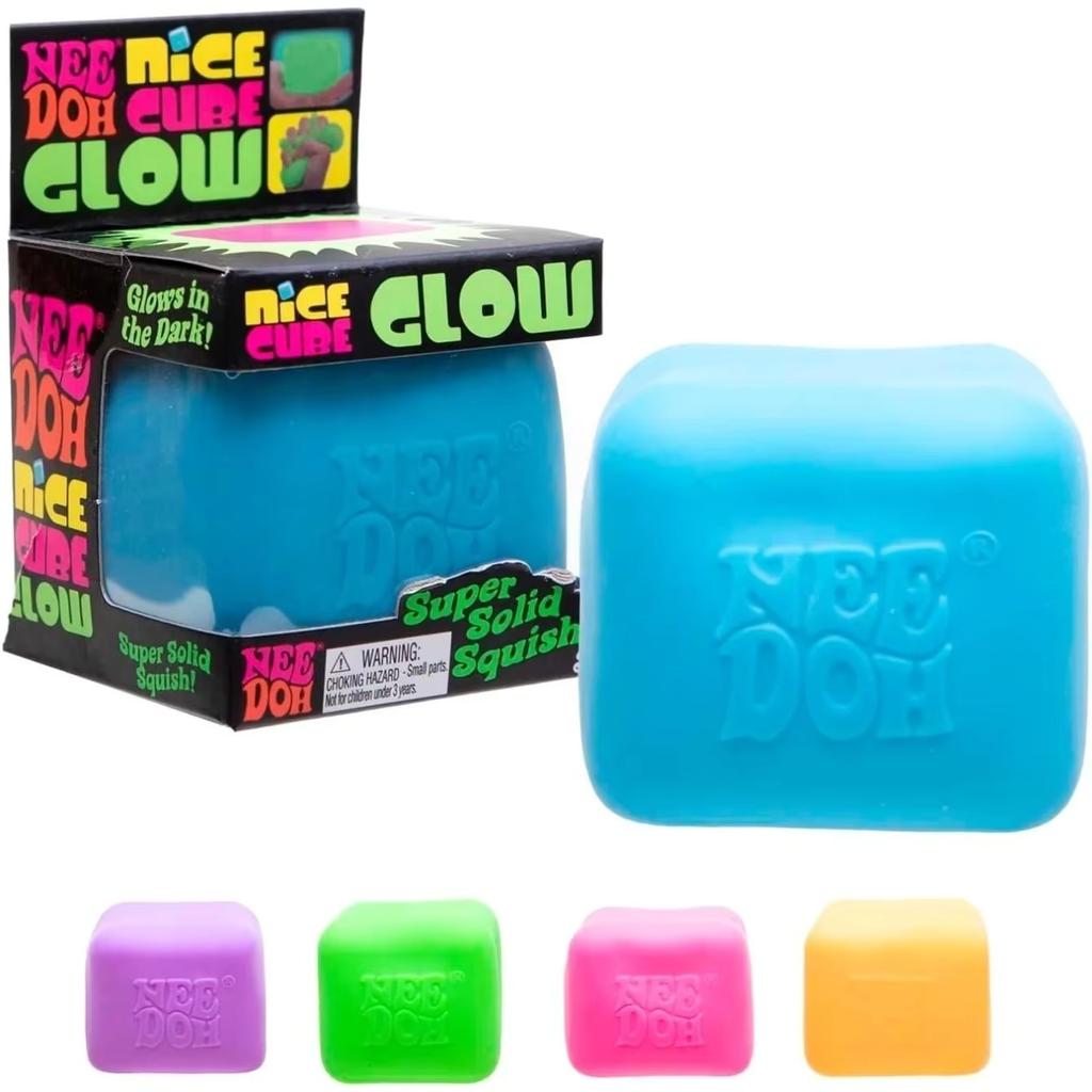 New Needoh Nice Cube Maltose Material Squishy Stress Relief Slow Rebound Toy Squishy Ball Kneadable Fidget Toy Party Gift