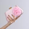 Luxury Women Handbag Fashion Clamp Evening Bag Satchel Retro Silk Rose Bag Designer Female Shoulder Crossbody Bag Wrist Bags