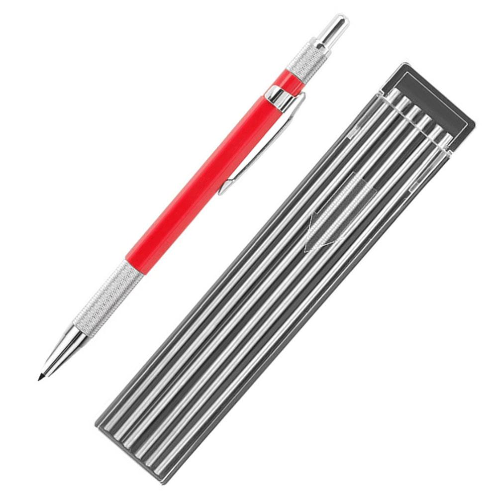 Efficient Welders Pencil with 12 Streak Refills Reliable Tool for Marking In Tight Spaces and High Temperatures