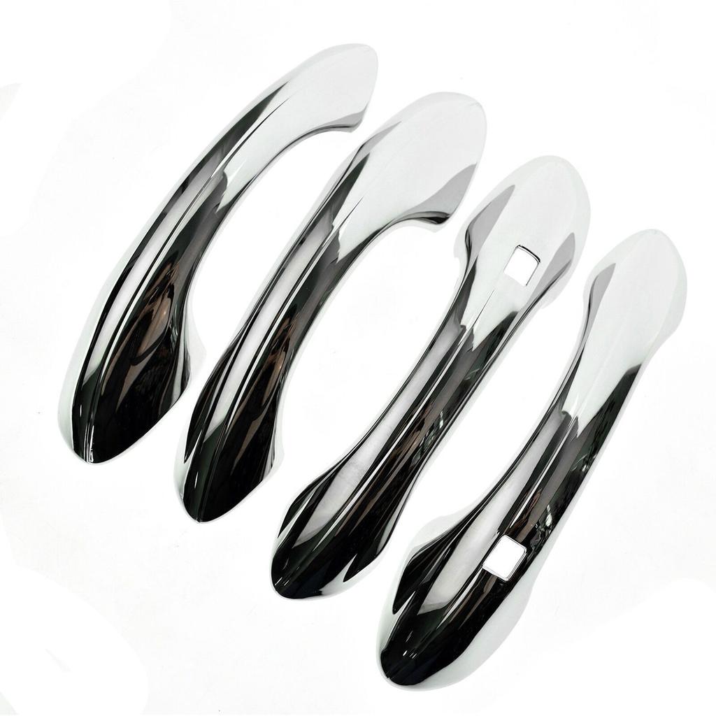 For Hyundai Santa Fe 19-23 Chrome Car External Door Handle Molding cover Trim