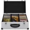 CD Case for 60 CDs Aluminum ABS Silver