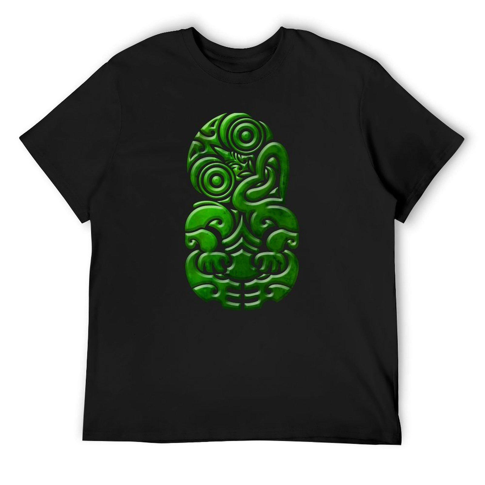 

New Zealand Kiwi Tiki Maori Greenstone Pounamu T-Shirt kawaii clothes man clothes graphic shirts big and tall t shirts for men 4XL