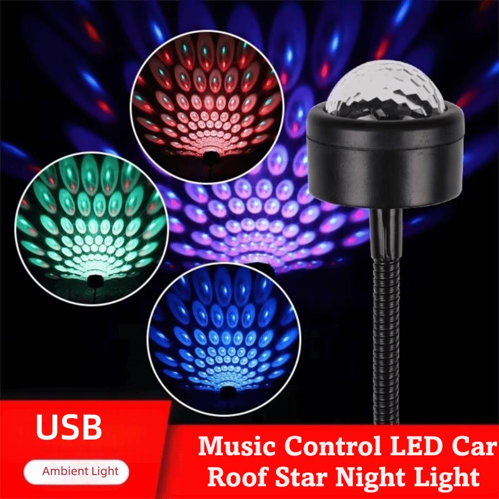 ABS LED Car Roof Light Adjustable USB Decorative Lamp New Ambience Light  Car Interior