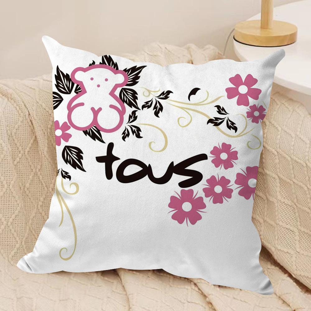 Fashion TTTousLuxury Cushion Cover Silky Short Plush Invisible Zipper Dustproof Sofa Pillow Case For Home Decor
