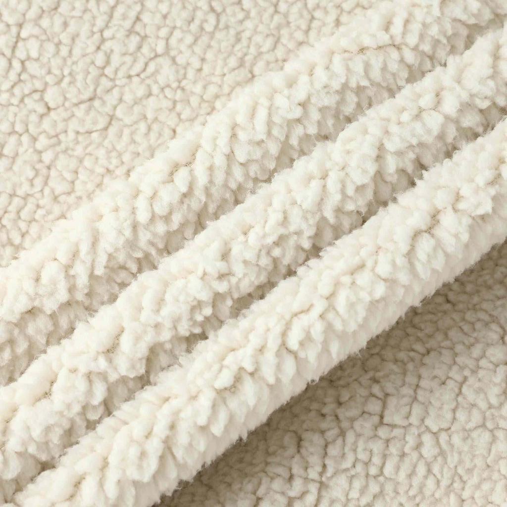PUMA WINTERIZED TB SHERPA WARMCELL Paneled Fashion Casual Versatile Stand Collar Fleece Coat Unisex Snow White