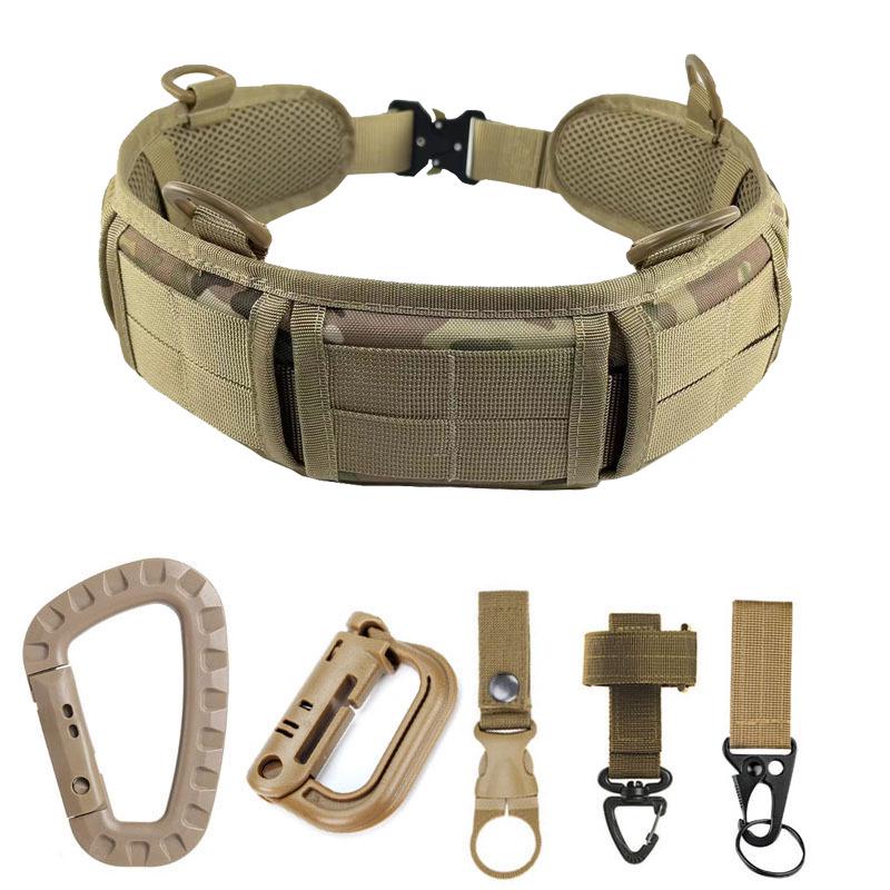 Tactical Outdoor Multifunction Waistband with Molle Accessories for CS Competitions