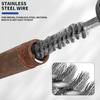 Twisted Thread Wire Tube Brush  Stainless Steel Drill Hole Brushes Hex Shank Wire Brushes for Tubes Ports Bearings Cleaning