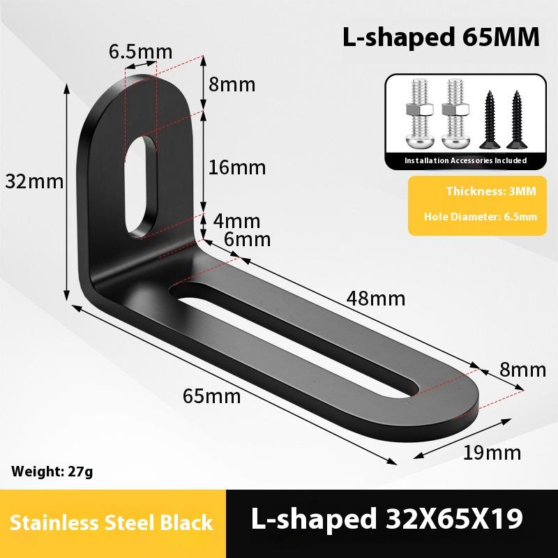 2 Stück Edelstahl Verstellbarer 90-Grad-Winkel L-Form, Eckwinkel, Mehrere Größen Geeignet für Schränke Möbel