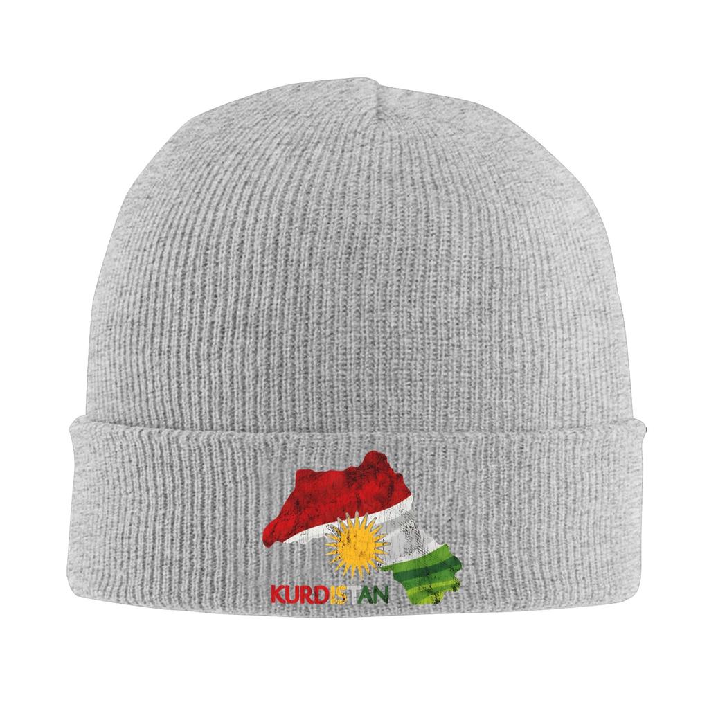 Kurdistan Flag Beanie Hats  Bonnet Hats Men Women Hip Hop Kpop Knit Hat Autumn Graphic Thermal Elastic Caps