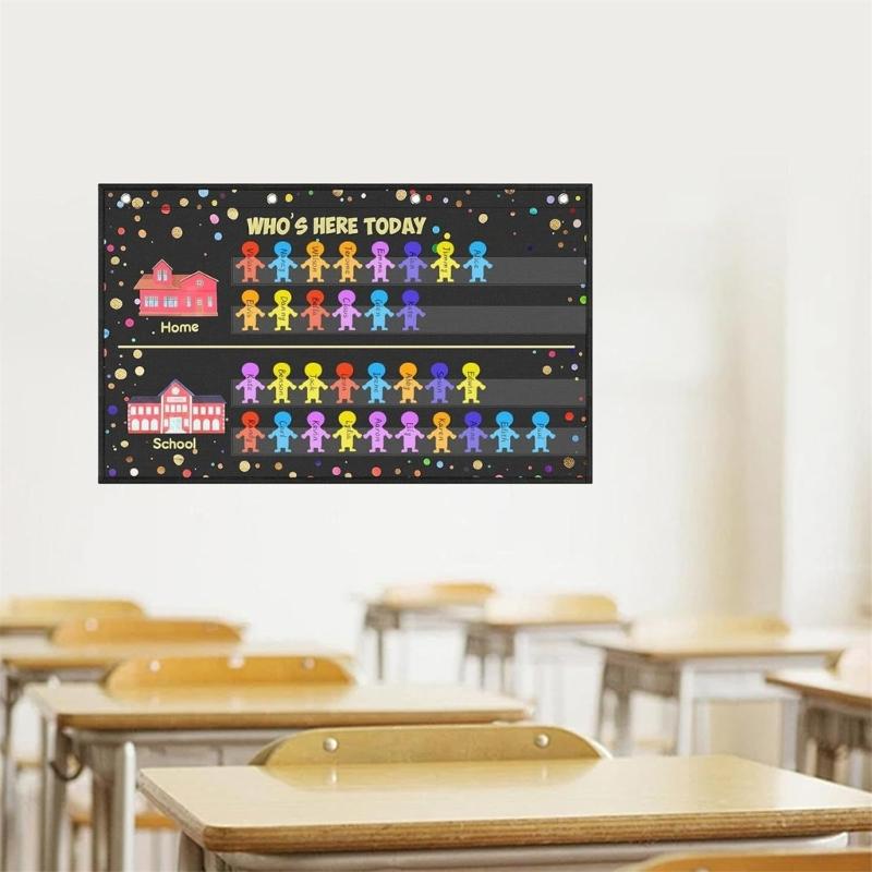 Classroom Attendance Chart Who is Here Today Chart Teacher Accessories for Classroom Management