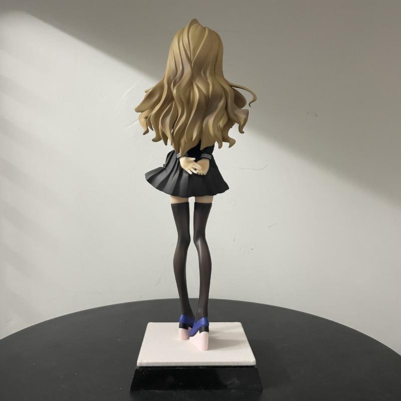 25cm Tiger×Dragon! Aisaka Taiga School Uniform Anime Girl Figure Model Statue Collection Desktop Decoration Ornament Toys Gifts