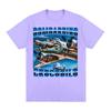 Bombardino Crocodilo Funny Crocodile Plane Bomber Meme T Shirts for Unisex Women Summer Pop Fashion Trend Oversized Cotton Tshirt
