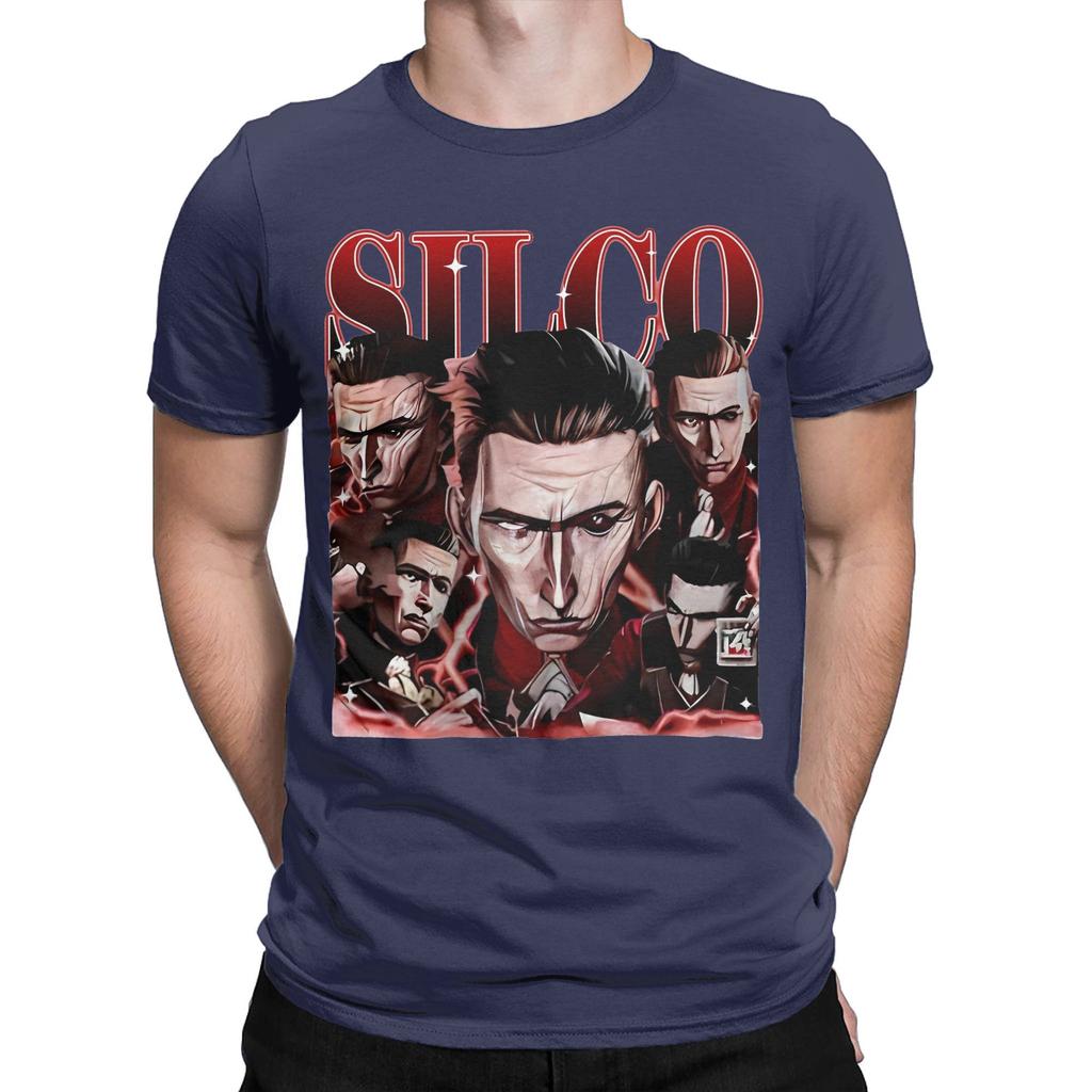 New Arrival Silco Arcane Dark Villain  T Shirt For Unisex  100% Cotton Tee Shirt Short Sleeve Tops