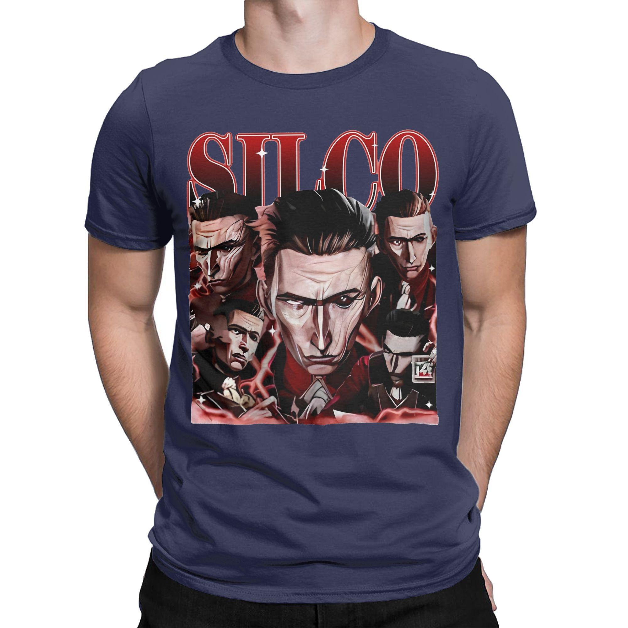 

New Arrival Silco Arcane Dark Villain T Shirt For Unisex 100% Cotton Tee Shirt Short Sleeve Tops 4XL