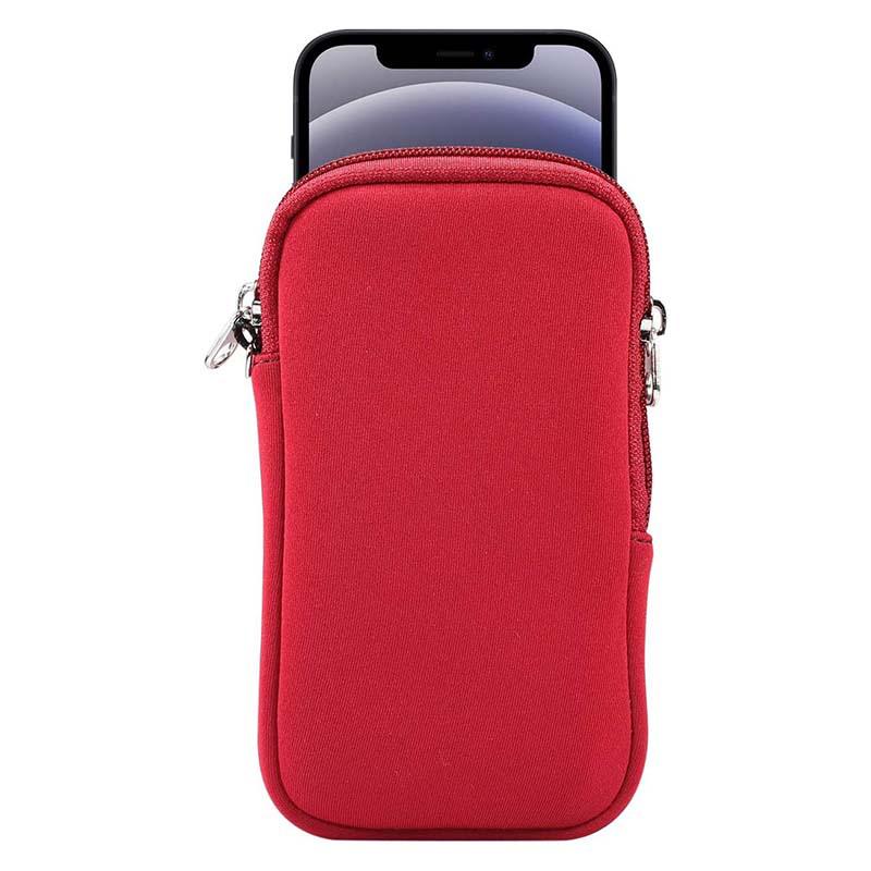 Universal Dustproof Phone Pouch with Lanyard and Power Bank Storage