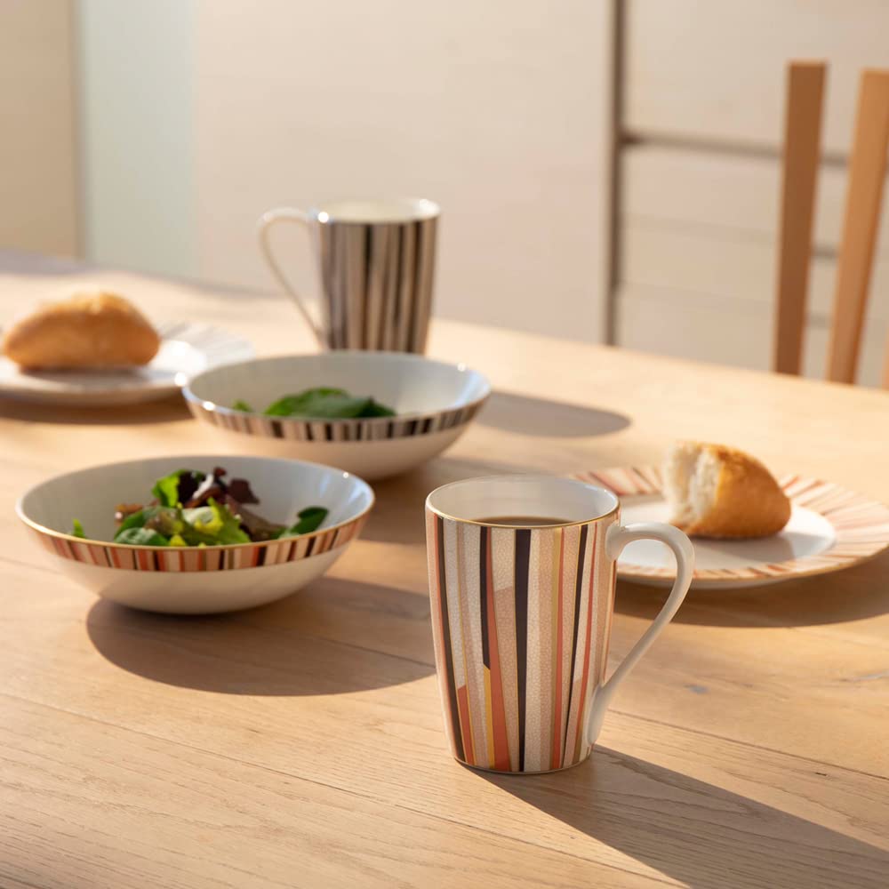 NARUMI Shagreen Plate, 21cm, Orange, Modern and Simple Design, Stylish Flat Plate, Gift Boxed, 52148-1086
