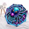 1pc Spider Web Automatic Folding Umbrella - Design, Durable Iron Frame for Travel, Outdoor, Beach Fashion Accessory A0920014