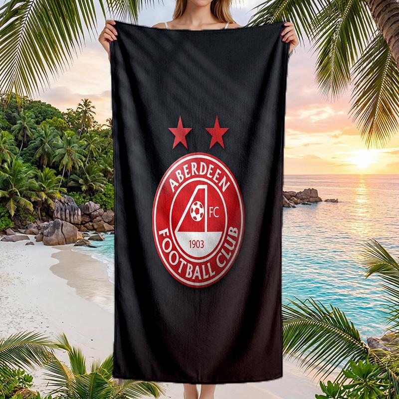 Toalla de Playa de Secado Rápido con Estampado del Aberdeen FC Microfibra Absorbente Portátil de Viaje Toalla de Natación