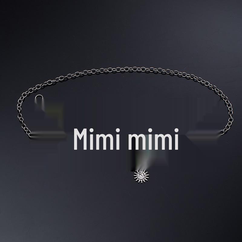 Adjustable Multi-Layer Sunflower Metal Waist Chain Ornament for Women