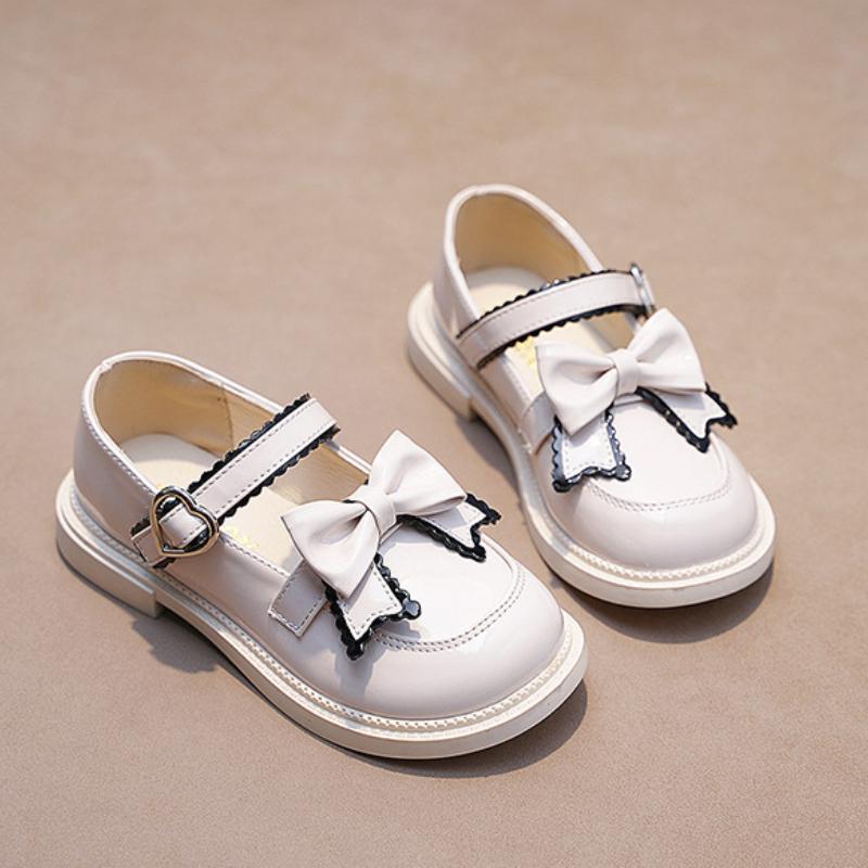 Leather Shoes, Fashionable Korean Version, British Style, Soft Soled Princess Shoes, Suitable for Elementary School Students, Performance Shoes