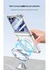 Samsung Z Flip 8 Case: Transparent, Magnetic, Wireless Charging, Soft Airbag Design, Solid Color.