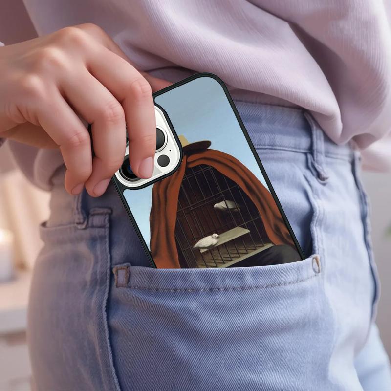 Rene Magritte Phone Case For iPhone 17 Air 15 16e 14 13 Pro Max Coque 12 11 Pro Max PLUS cover
