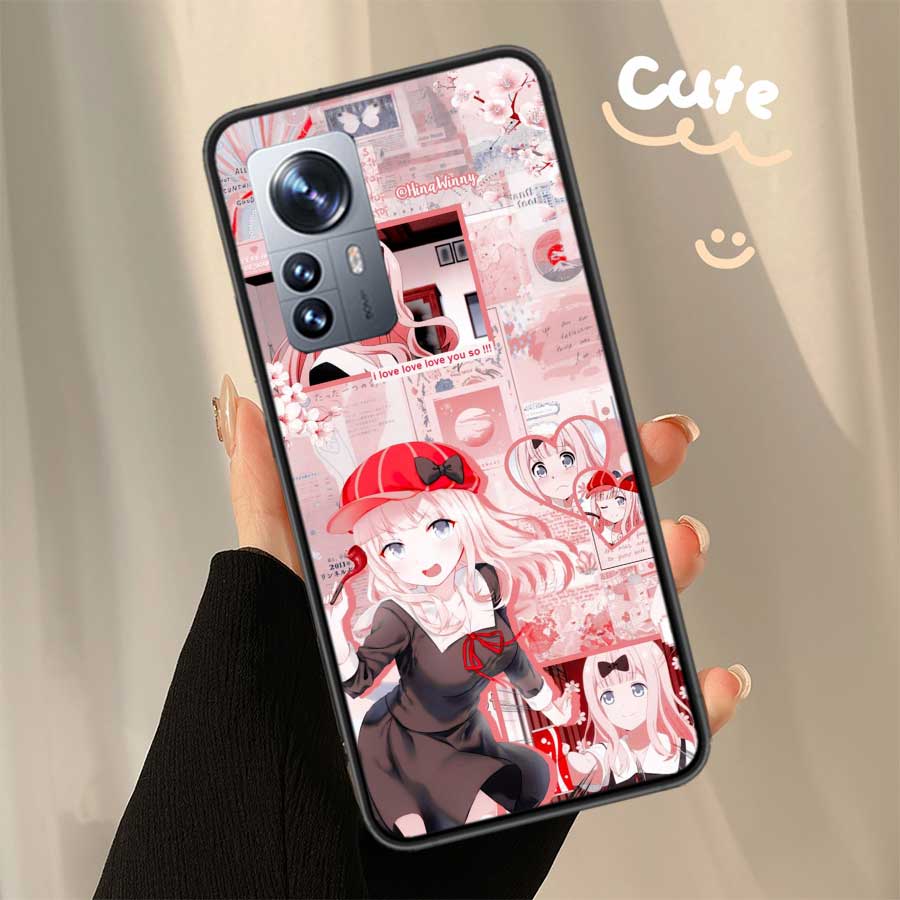 Kaguya sama Love is War Fujiwara Funda Phone Case For Xiaomi Poco X6 X5 X4 X3 GT NFC M4 M5 Pro 5G M3 Mi Note 10 Lite F5 F4 F3 F2