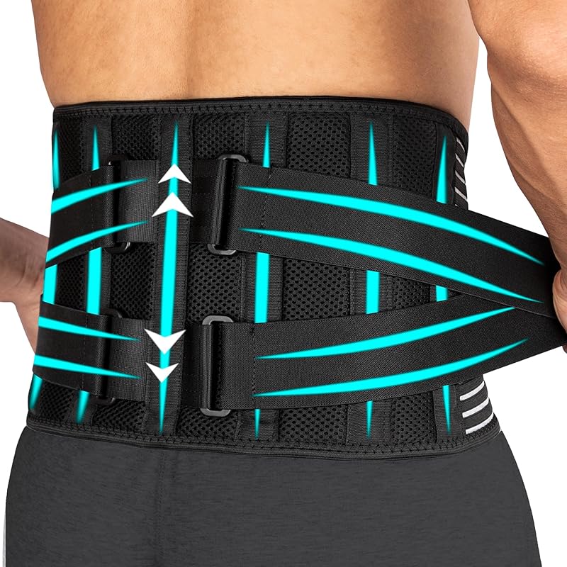 

waist supporter back pain belt waist corset Strong fixed support Thin breathable corset double pressure type double support force sports For work For