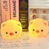 Light Night Piggy Dormitory Bedroom Bedside Lamp Decoration Ornaments Kid Gift