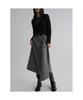 8SECONDS Asymmetrical Buckle Skirt Gray