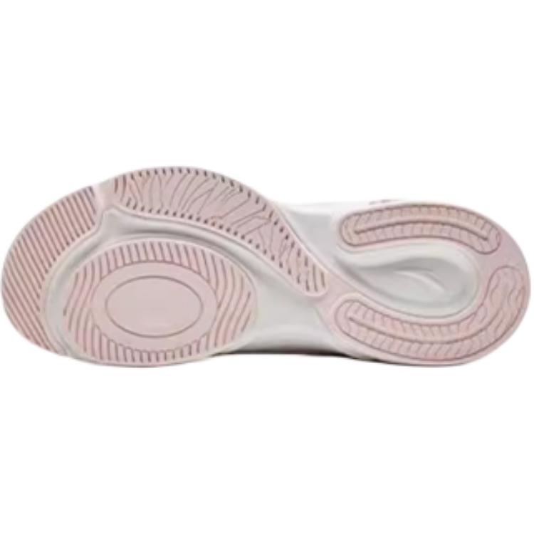 Anta Kids Elf Comfortable Non-Slip Wear-Resistant Low-Top Running Shoes Men Running Shoes White Pink 322445512-4