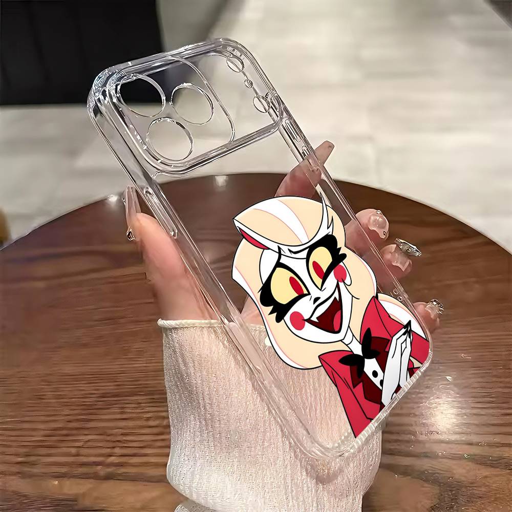 Charlie Morningstar H-Hazbin H-Hotel Handyhülle Für iPhone 17 16 15 14 13 12 11 Mini Pro Max Plus Transparente Hülle