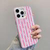 New Vertical Stripe Small Flowers Laser Phone Case For Samsung Galaxy S26 Ultra S23 S24 S25 S22 S21 S20 Plus FE A35 A55 Cover