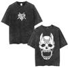 2026 Anime Jojo Bizarre Adventure Kira Yoshikage Killer Queen Vintage Washed T Shirts Mens Women Casual Cotton Short Sleeves T-shirts