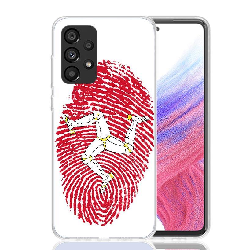 Isle of Man Coat of Arms Phone Case for Samsung Galaxy A17 A16 A15 A14 A13 A57 A56 A55 A54 A53 A37 A36 A35 A34 A33 A26 A25 A24 A
