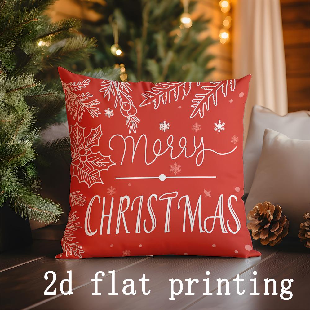 Wohndekor Weihnachten & Winter Muster Kissenbezüge Muster Kissenbezug Geeignet für Sofa Schlafzimmer Auto Kissenbezug