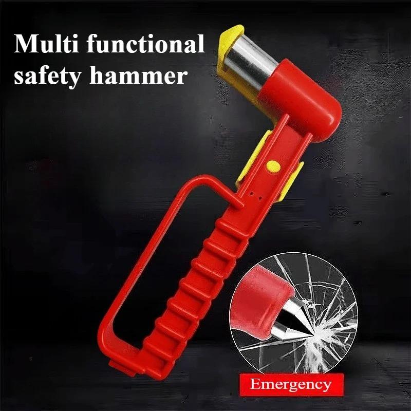 Car Safety Hammer Multifunctional Escape Hammer Window Breaker Hammer Glass Breaker Portable Car Emergent Rescue Escape Tools