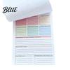 Personalized Goal Setting A5 Brain Dump Planner, Tear-off Daily Task Pad with 50 Tear Off Note Sheets, Thickened Paper Notepad for Organizing Thoughts