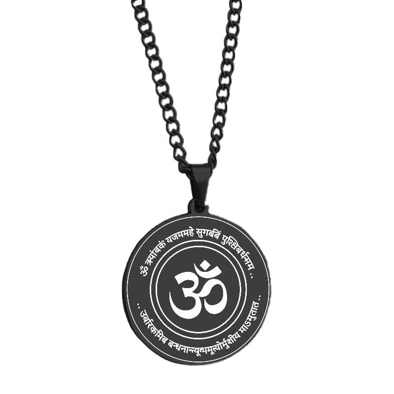 Pendant New Seven Angels Magic Amulet Customized Rune Circle Card Totem Seal Necklace